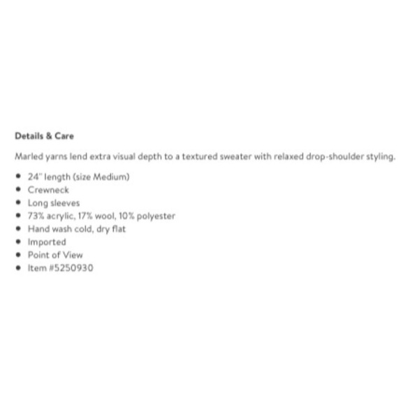 💕SANCTUARY💕 Gray Marled Yarn Sweater - Picture 6 of 6